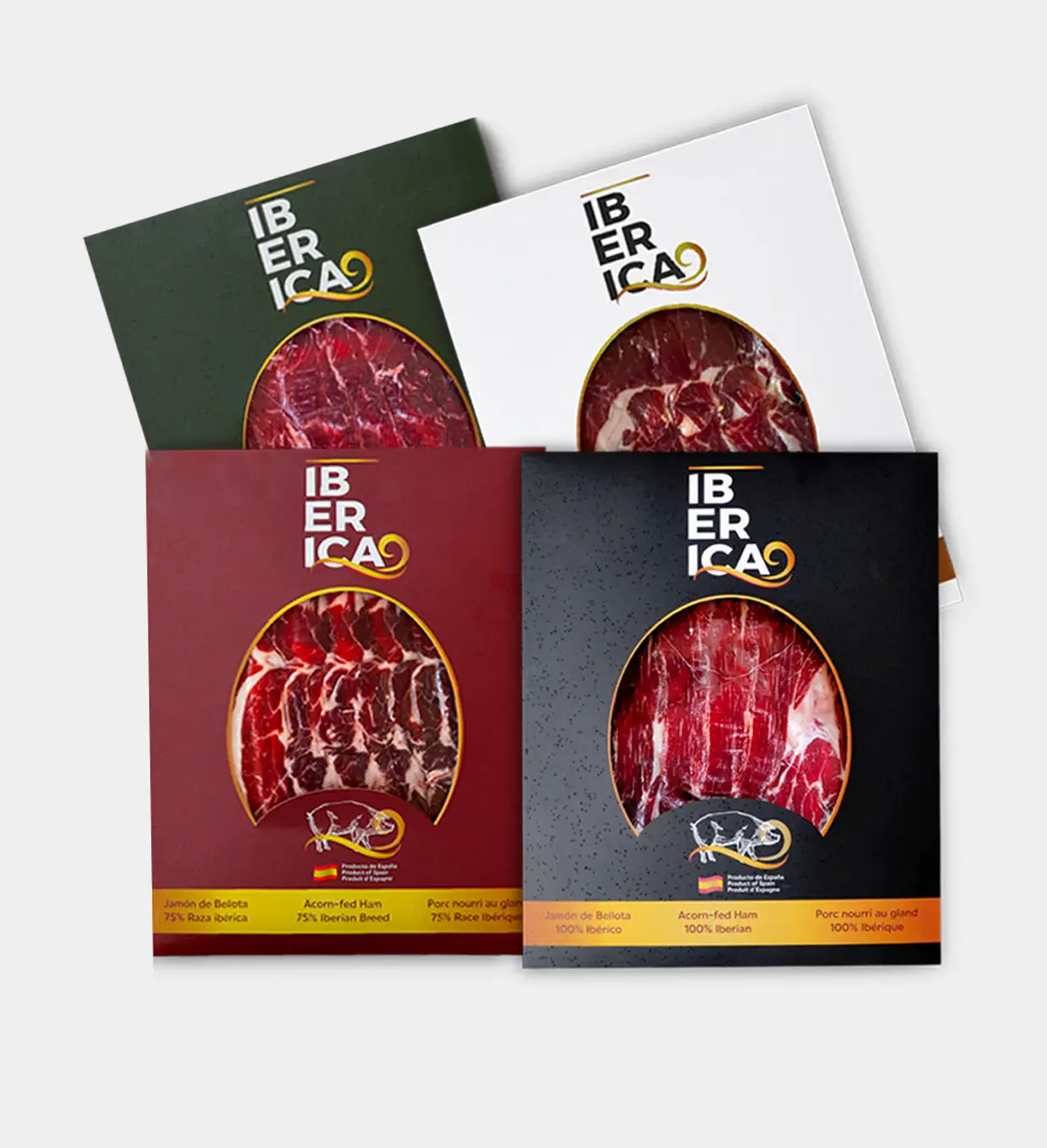 Pack Mix - Sobres,  Jamón Ibérico 100g.