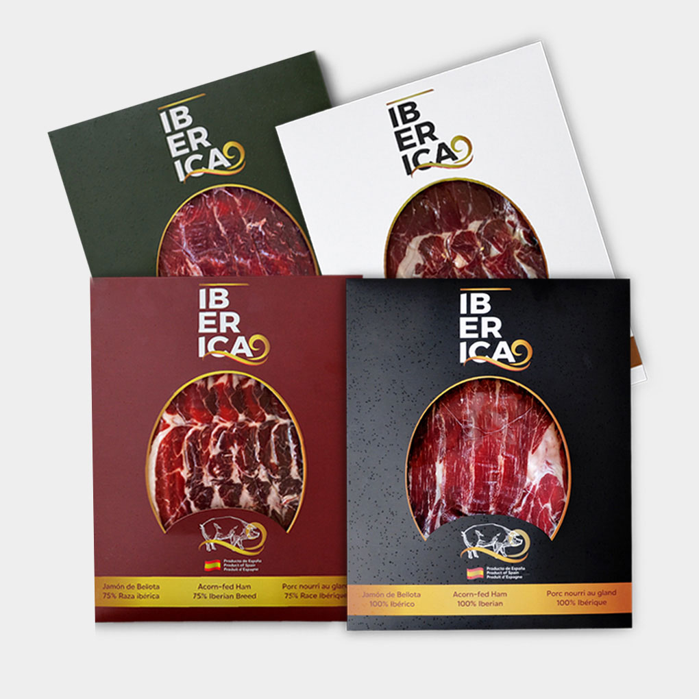 Pack Mix - Sobres,  Jamón Ibérico 100g.