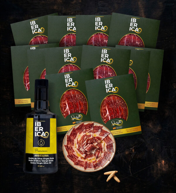 Pack Ibérico Mundial | Pack 12 Jamón cebo de campo 50% raza ibérica