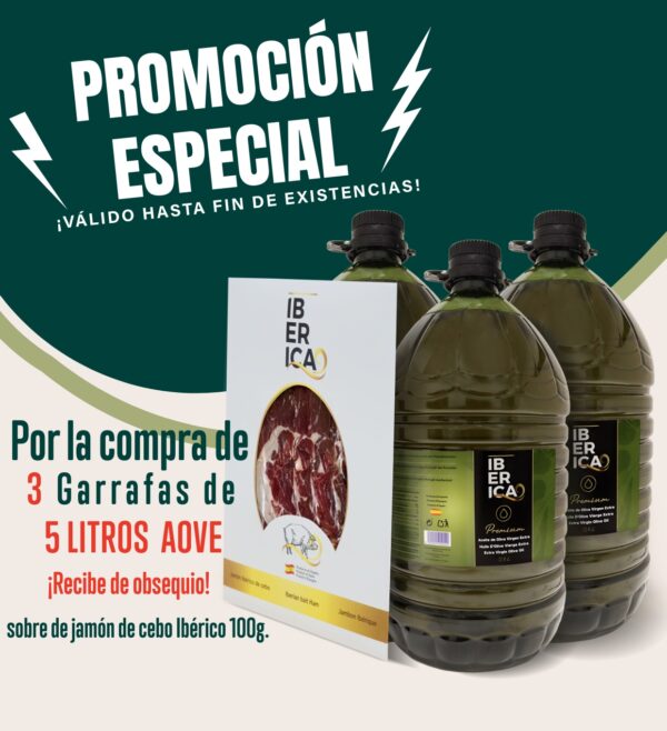 Aceite de Oliva Virgen Extra 5L x 3Ud PROMOCIÓN