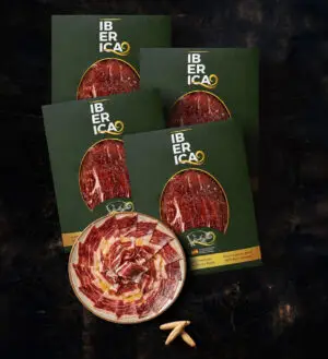 Jamón cebo de campo 50% raza ibérica | Pack 4 Sobres cortados a cuchillo 100g